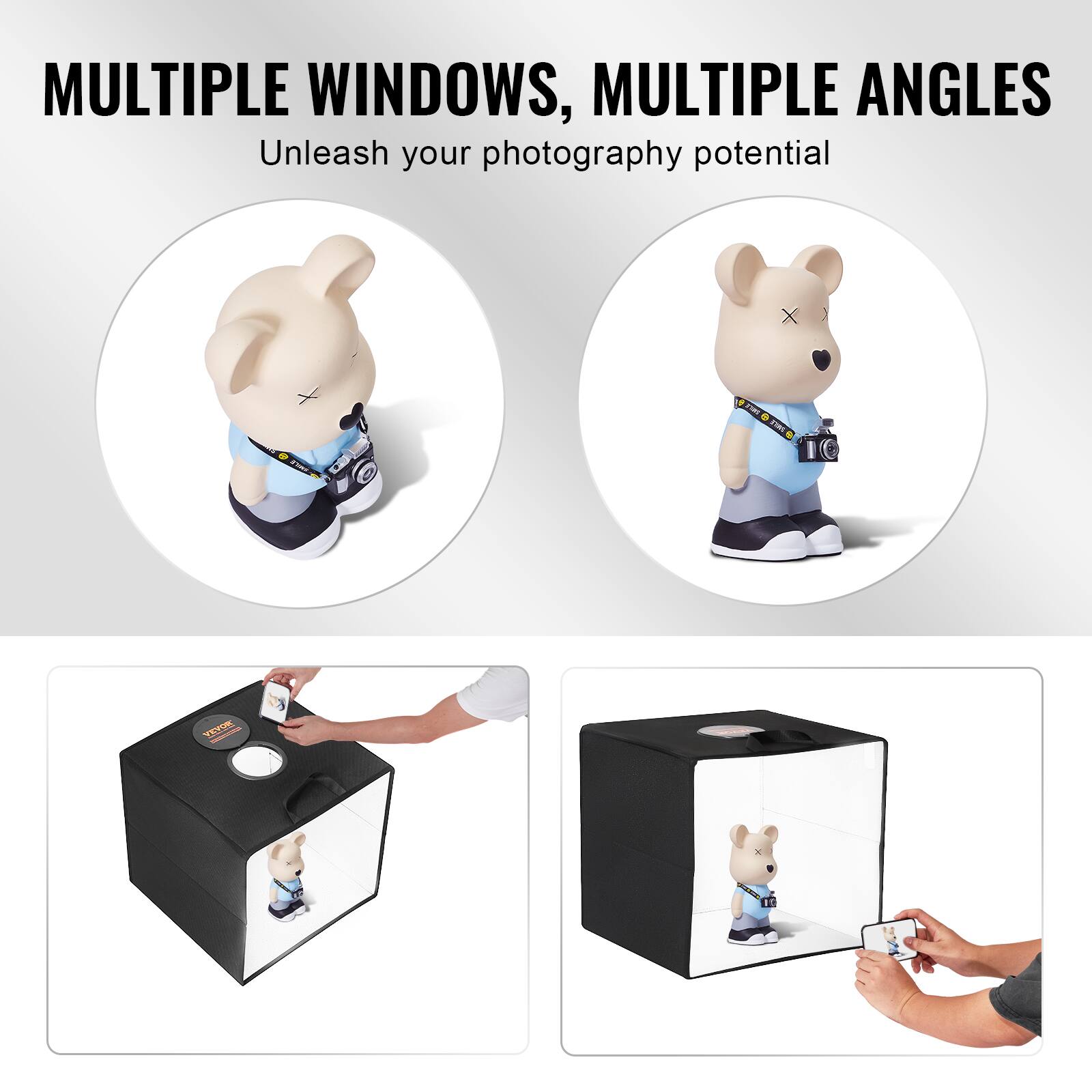 MULTIPLE WINDOWS, MULTIPLE ANGLES  
Unleash your photography potential