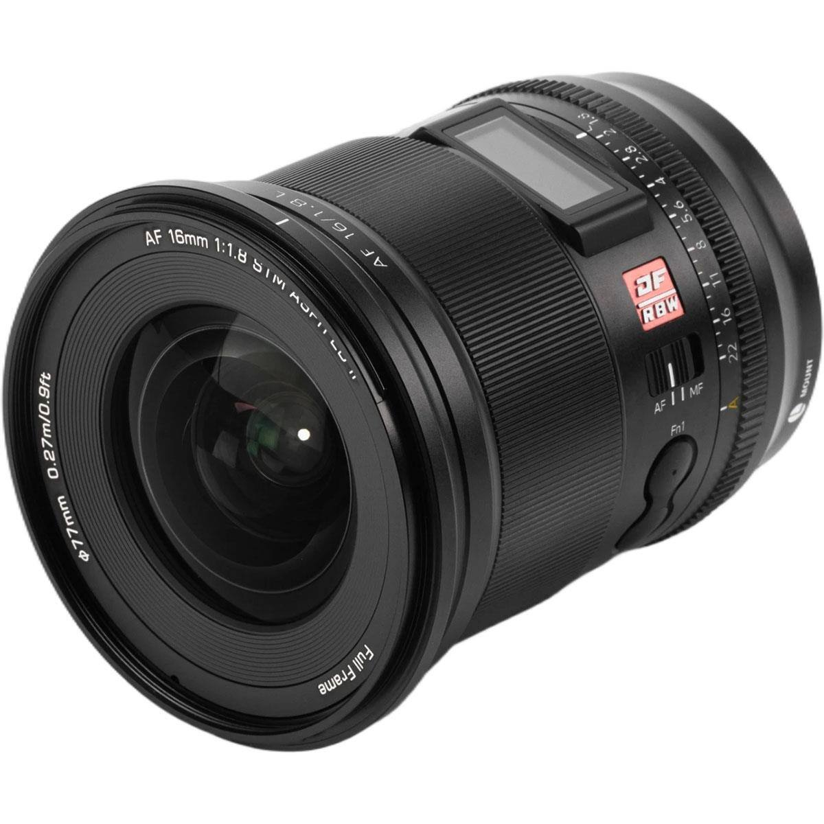 9ft 0.27m/0.9 77mm

AF 16mm 1:1.8 16/1.8L SIM AF ROFIT ASPILLO II Frame Full

1.8 2 8 2 4 6 5 8 DF 11 RBW 16 22 I MF AF Fn1

MOUNT