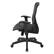 Left. OSP Home Furnishings - Professional R2 SpaceGrid Back Manager’s Chair with Adjustable Lumbar Support and Adjustable Flip Arms - Black.