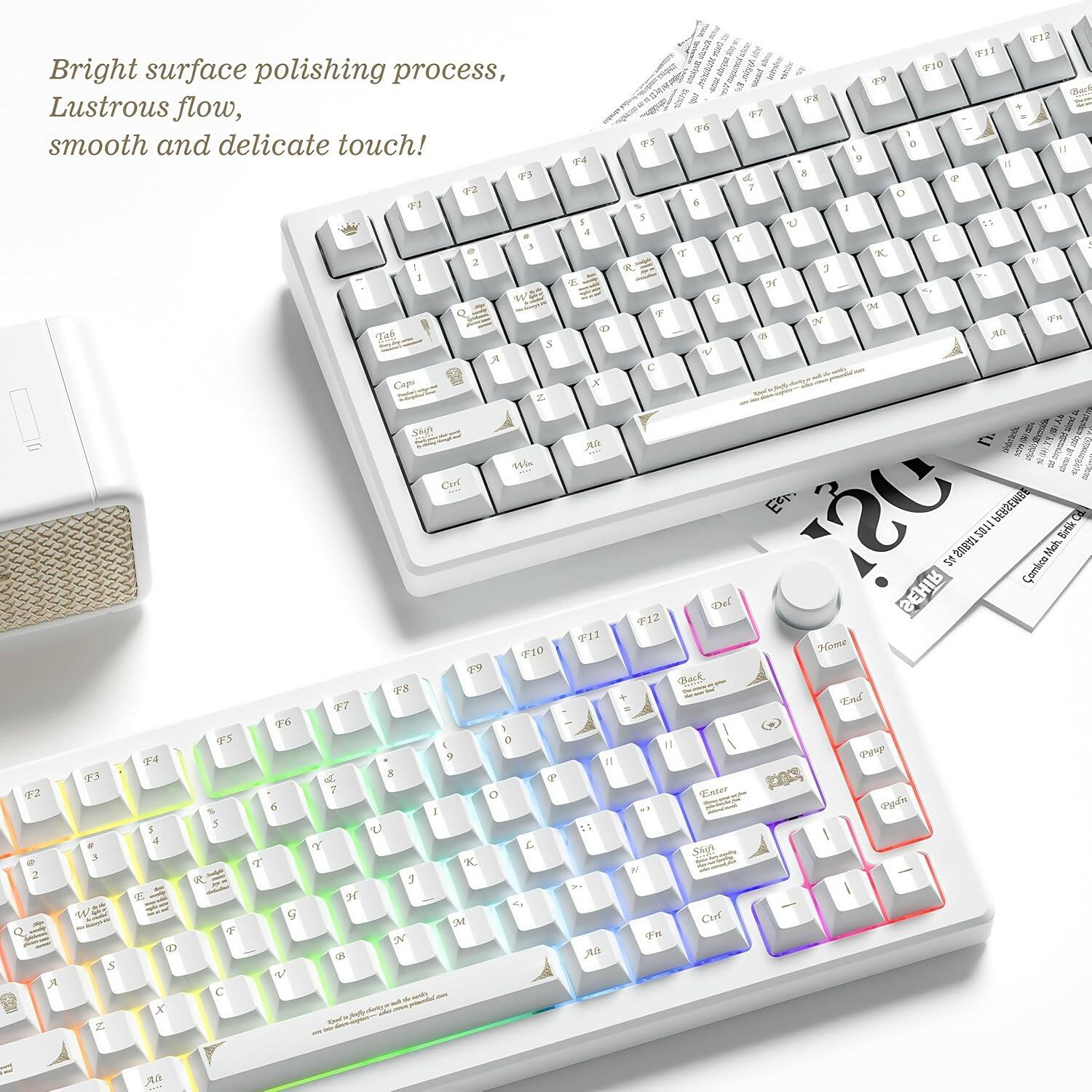 Bright surface polishing process, Lustrous flow, smooth and delicate touch!