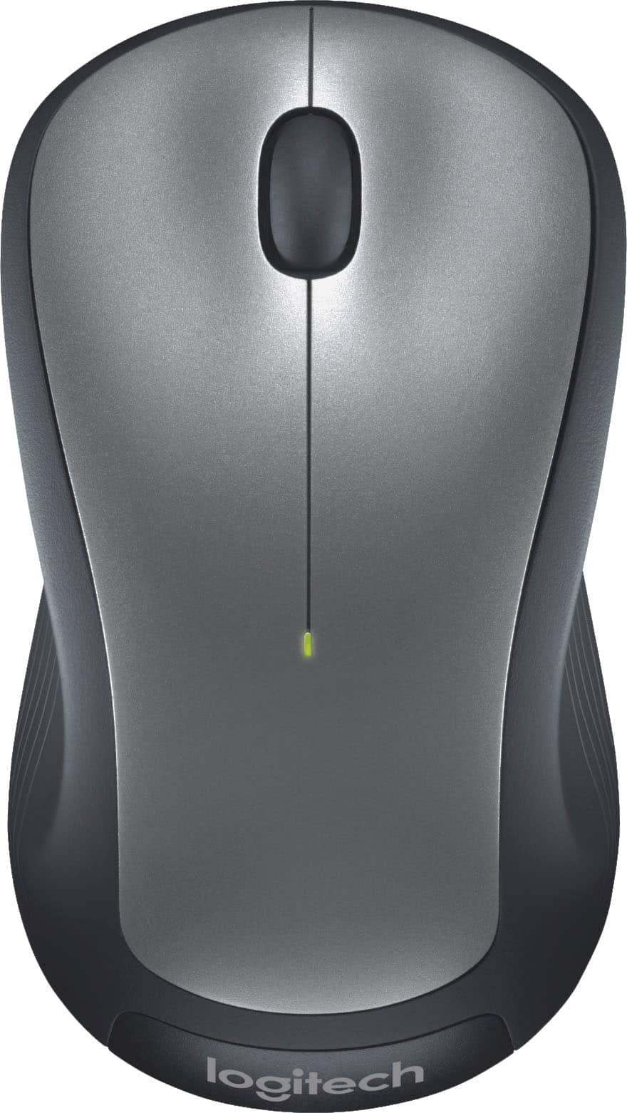 Logitech - M310 Wireless Optical Ambidextrous Mouse - Wireless - Silver - Front_Zoom