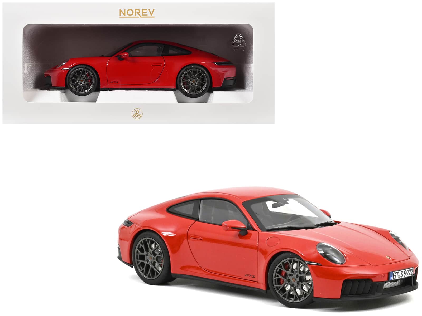 2024 Porsche 911 Carrera 4 GTS Guards Red 1/18 Diecast Model Car by Norev price history on PriceWatchPro