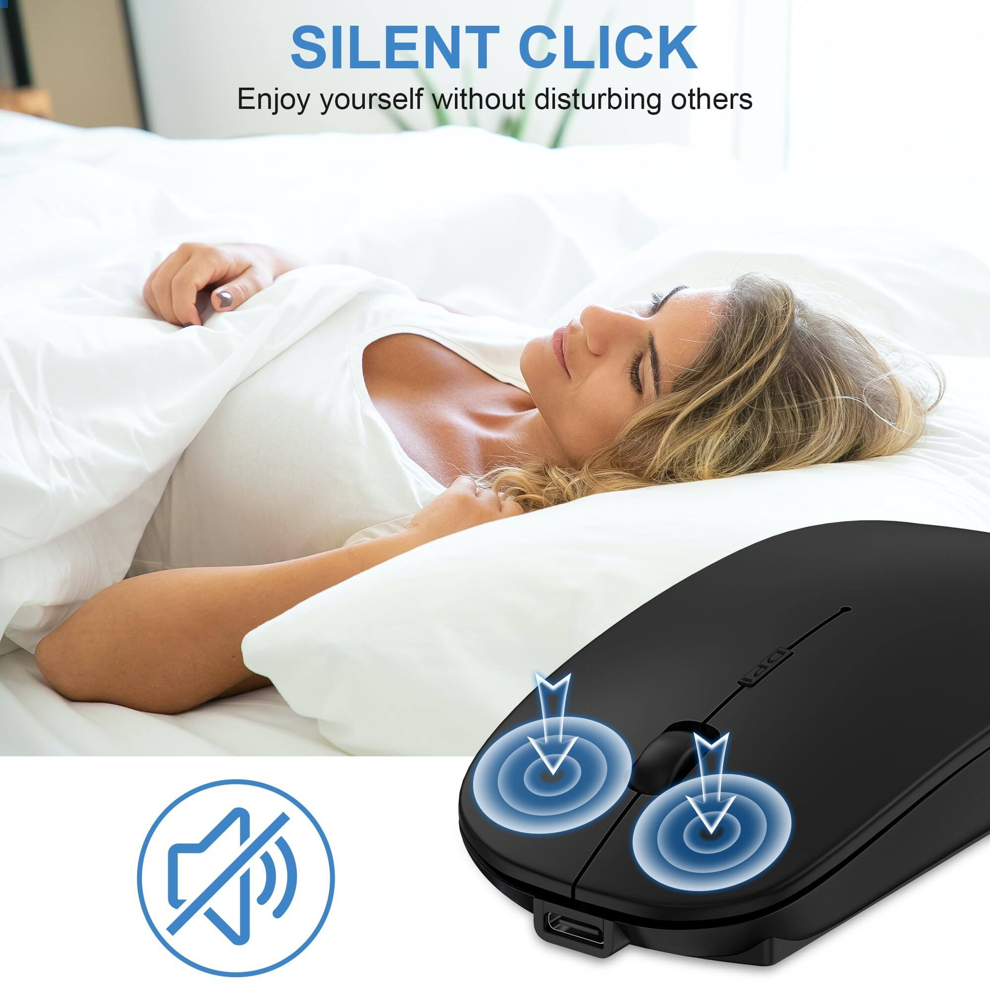 SILENT CLICK  
Enjoy yourself without disturbing others