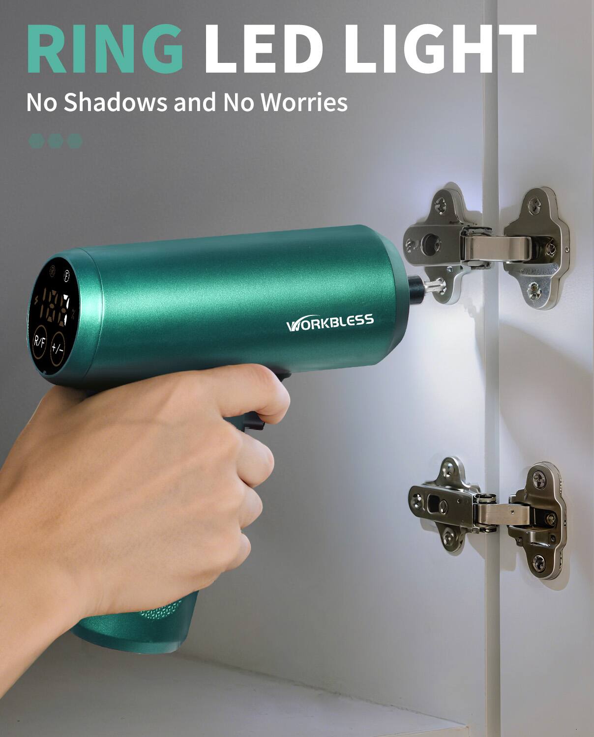 RING LED LIGHT  
No Shadows and No Worries  

WORKBLESS