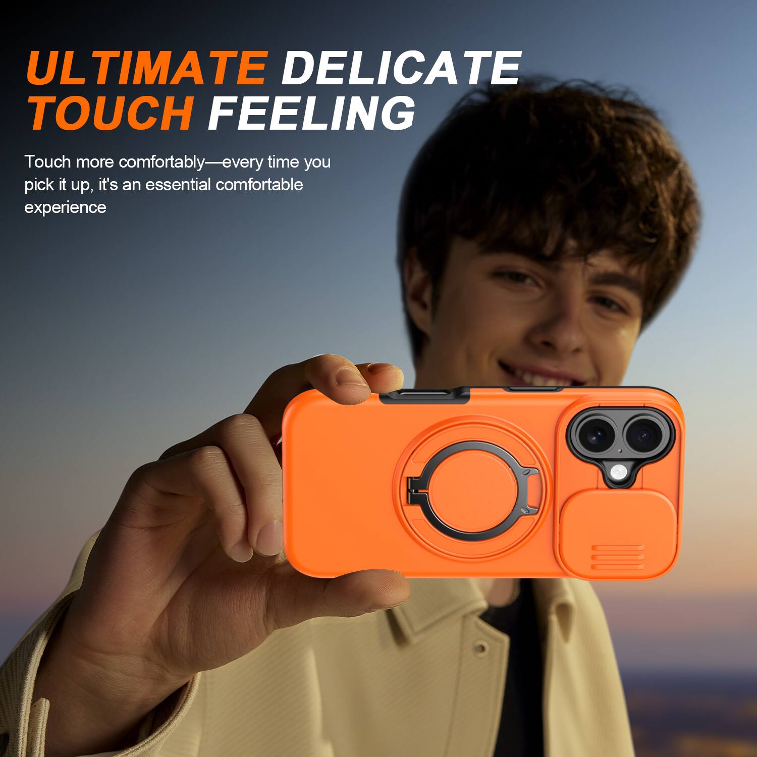 ULTIMATE DELICATE TOUCH FEELING

Touch more comfortably—every time you pick it up, it's an essential comfortable experience