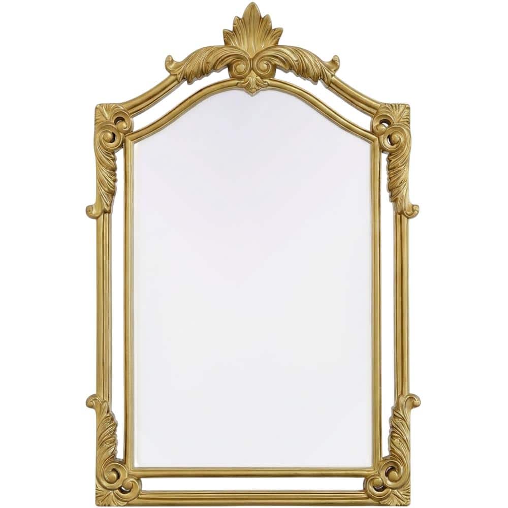 Elegant Kitchen and Bath - Madeline 28.5X42 Traditional Mirror In - Gold Leaf price history on PriceWatchPro