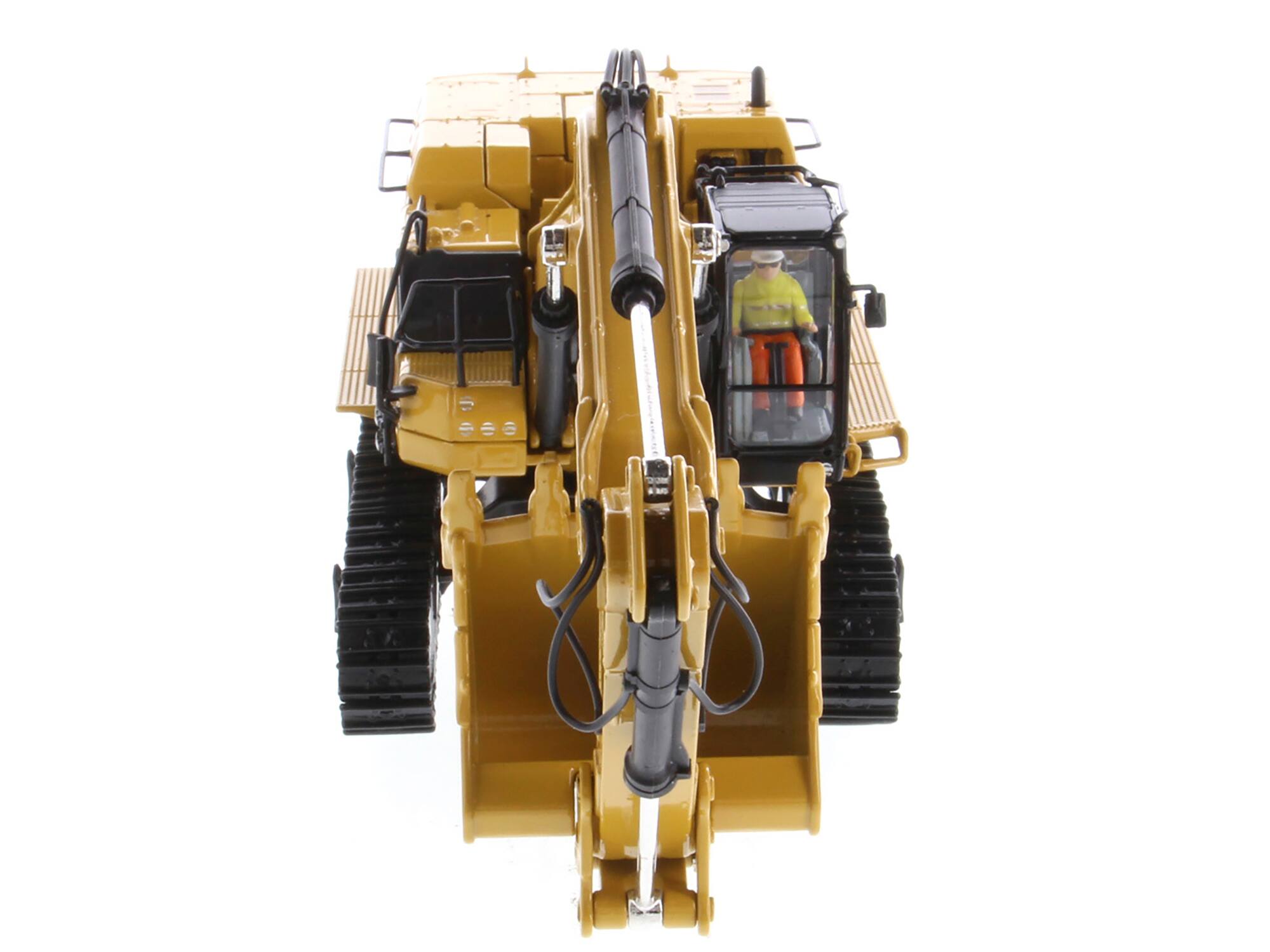 Back. Diecast Masters - CAT Caterpillar 395 Next Generation Hydraulic Excavator "Mass Excavation Version" Yellow "High Line Series" 1/50 Diecast - Yellow.