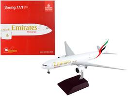 GeminiJets - Boeing 777F Commercial Aircraft Emirates SkyCargo Gemini 200 Interactive 1/200 - White with Striped Tail