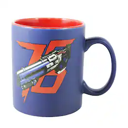 Just Funky - Overwatch Soldier 76 16oz Ceramic Mug - Blue