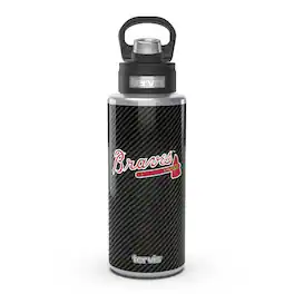 Tervis - Atlanta Braves 32oz. Carbon Fiber Wide Mouth Water Bottle - Multicolor