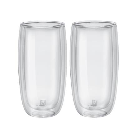 Front. ZWILLING - ZWILLING Sorrento 2-pc Beverage Glass Set - Clear.
