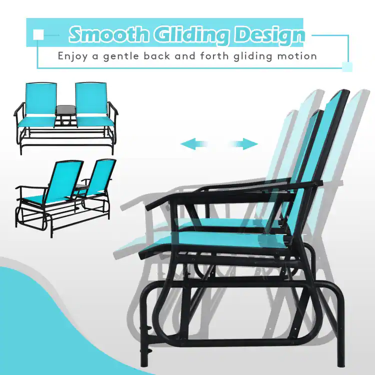 Smooth Gliding Design  
Enjoy a gentle back and forth gliding motion