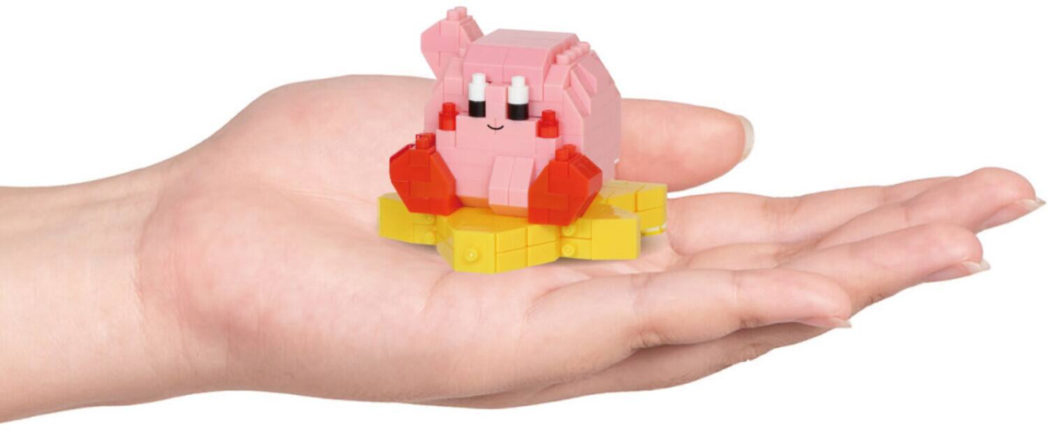Alt View 3. Bandai - Nanoblock - Kirby - Character Collection - Kirby Building Kit   - COLLECTIBLES - Multicolor.