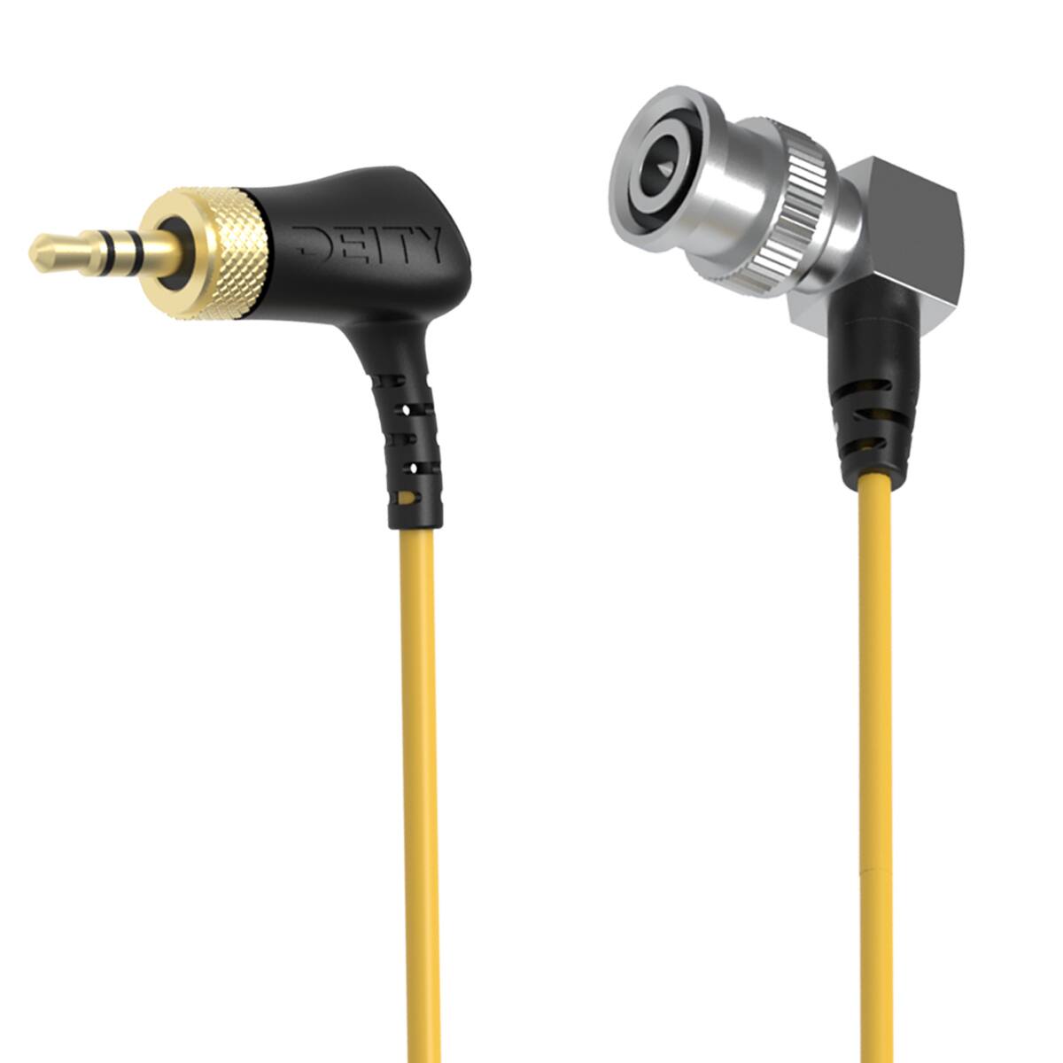 Front. Deity - Deity Microphones C15 Locking 3.5mm TRS to Right-Angle BNC Timecode Cable.