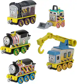 Fisher Price - Thomas & Friends Construction Crew 5-Piece Diecast Metal Toy Train & Vehicle Set - COLLECTIBLES - Multicolor