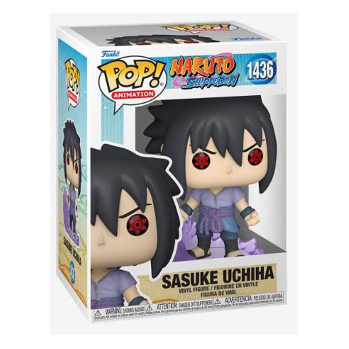 Funke  
NARUTO  
1436  
POP! ANIMATION  
SASUKE UCHIHA  
VINYL FIGURE / FIGURINE EN VINYLE / FIGURA DE VINIL  
ADVERTENCIA / ATTENTION / DANGER / WARNING  
CHOKING HAZARD