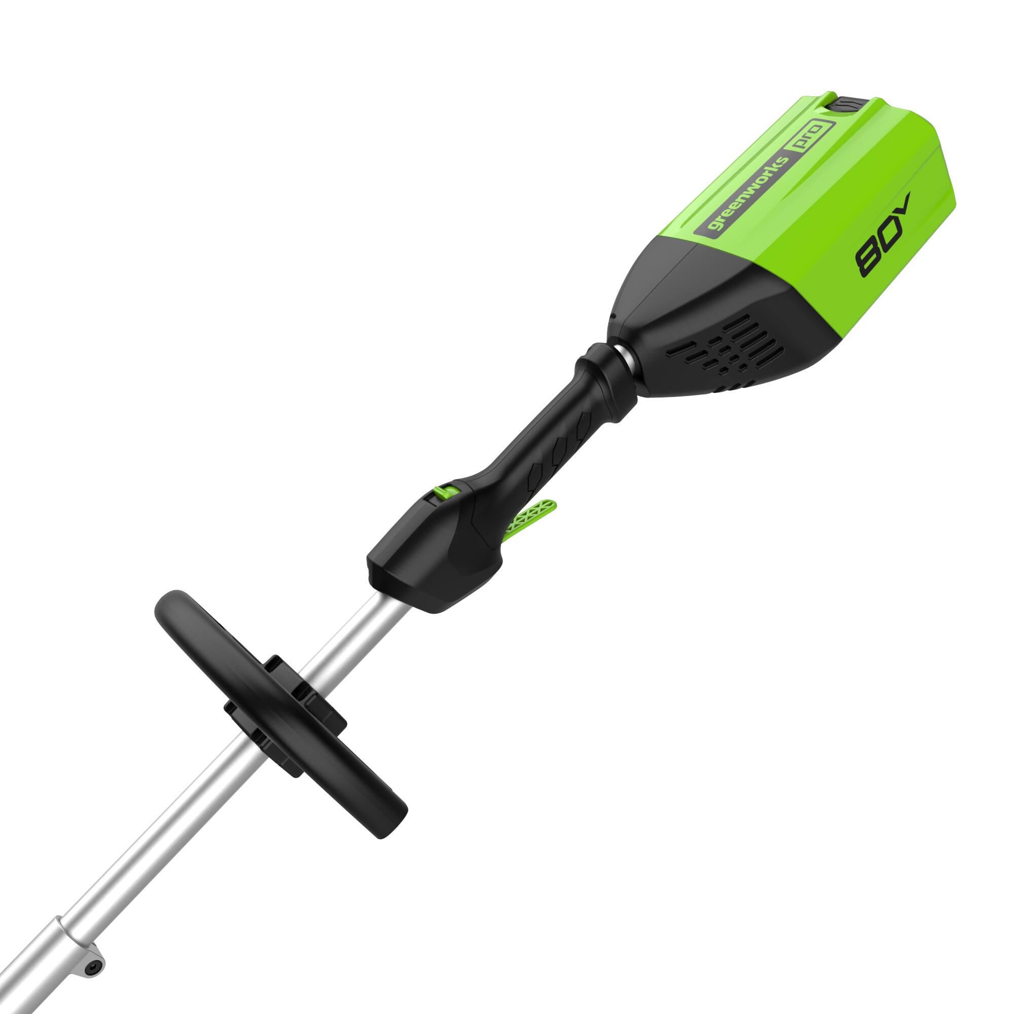 Alt View 15. Greenworks - 80V 8” Brushless Edger with 2.0 Ah Battery and Charger - Green.