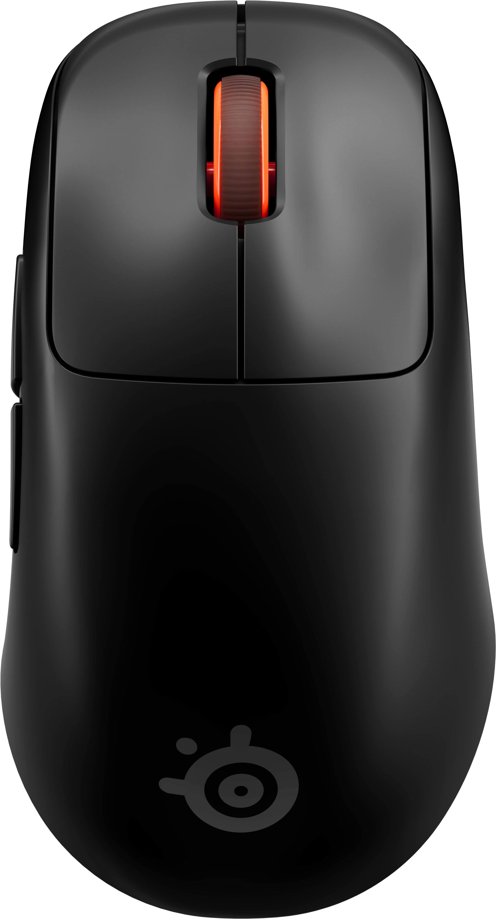 Alt View 10. SteelSeries - Rival Pro Mini Wireless Optical Ergonomic Gaming Mouse with 8K Polling – Ultra-Wideband/RF for PC - Black.