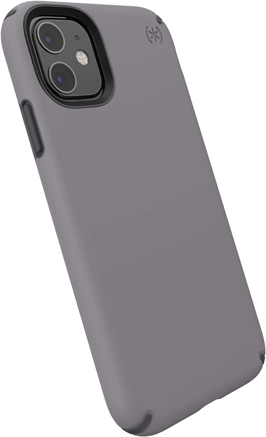 Left. Speck - Speck - Presidio Pro Case For Apple iPhone 11 Filigree Grey/Slate Grey - Filigree Grey/Slate Grey.