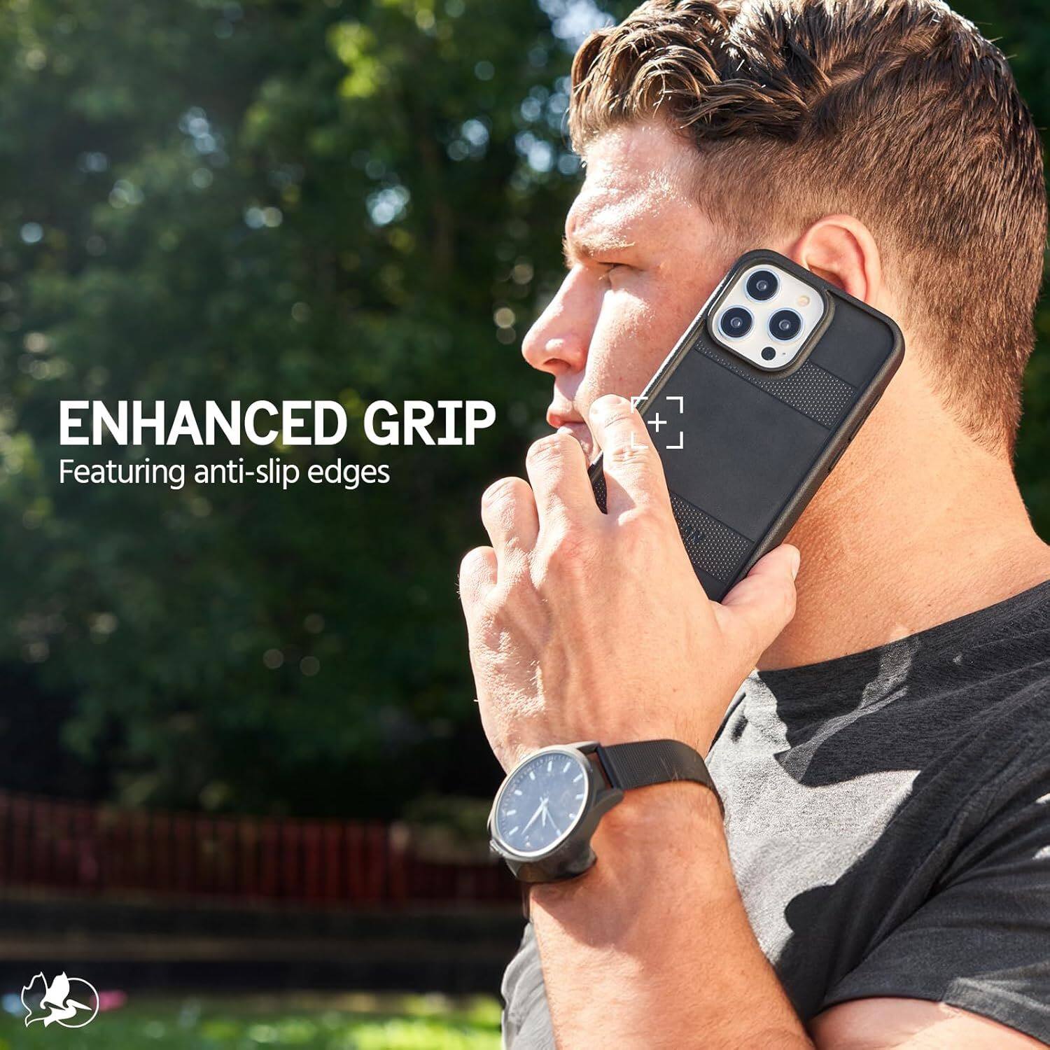 ENHANCED GRIP  
Featuring anti-slip edges
