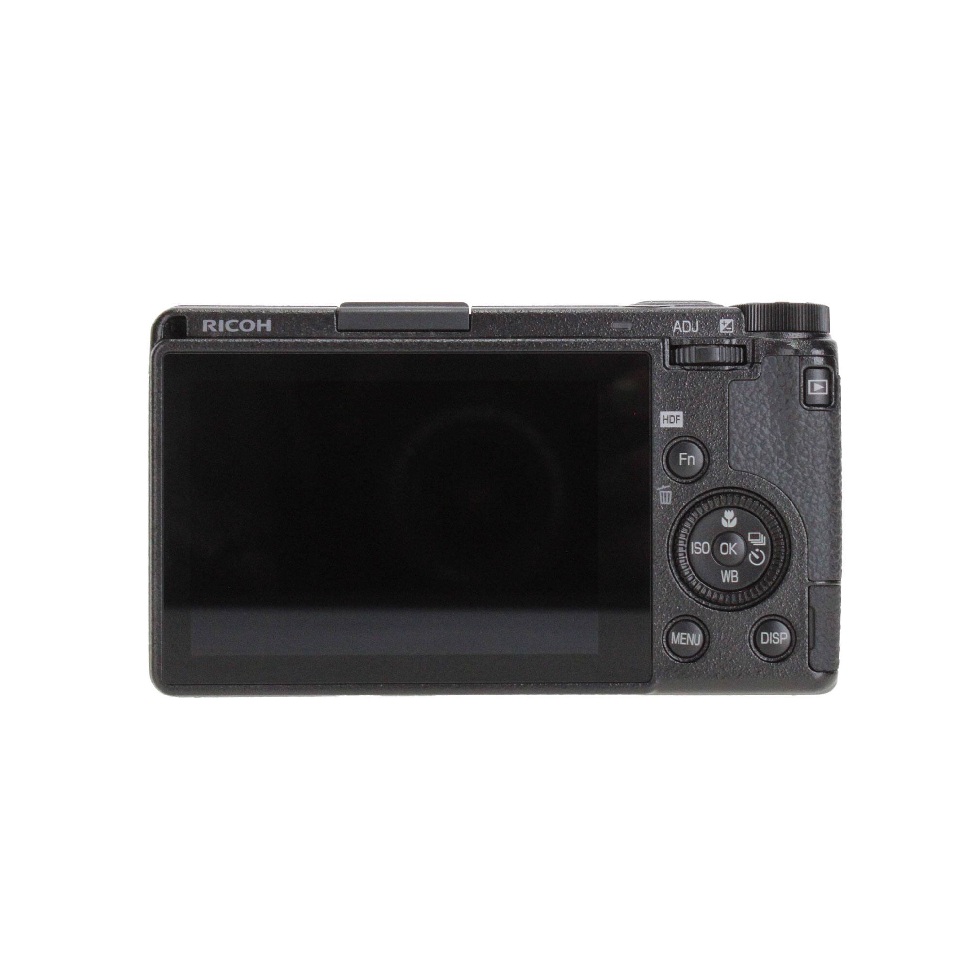 RICOH ADJ A HDF Fn 1 II ISO OK WB MENU DISP