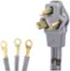 Alt View 12. Smart Choice - 6' 30 Amp 3-Prong Dryer Cord Required for Hook-Up - Gray.