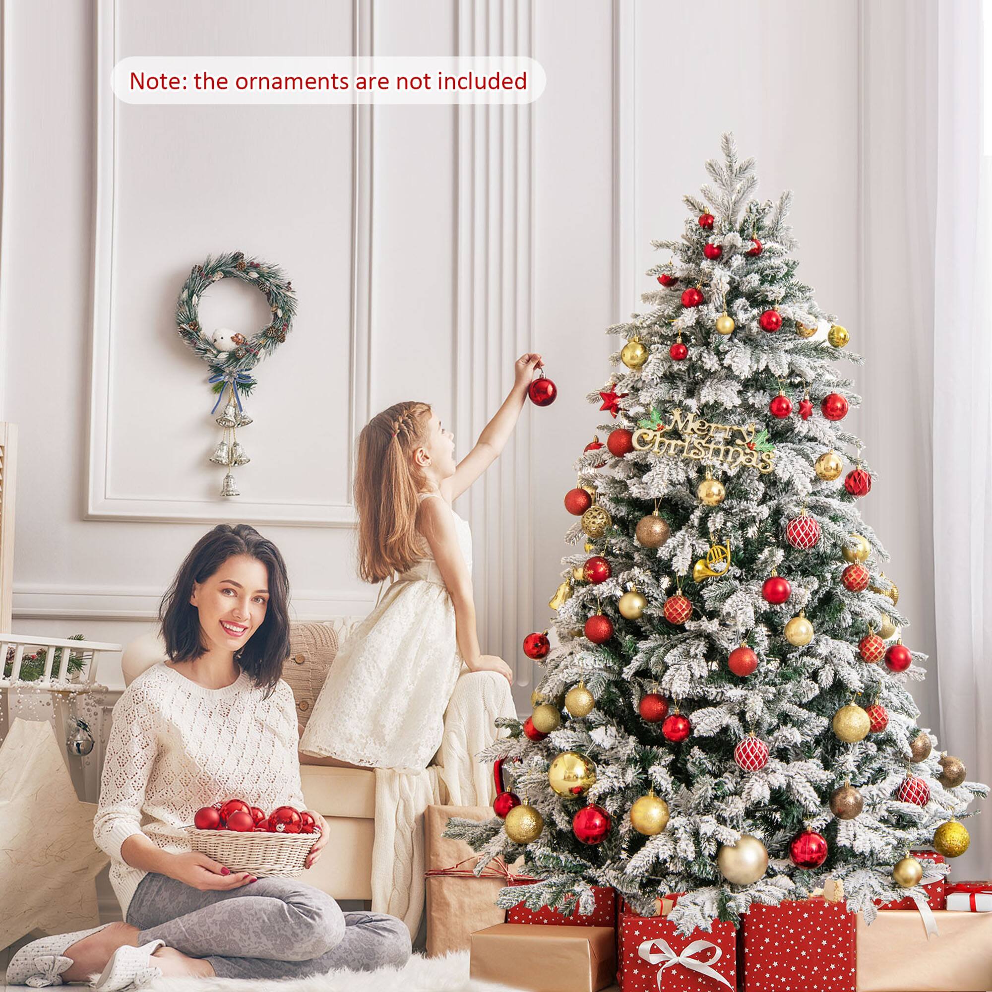 Note: the ornaments are not included

Merry Christmas