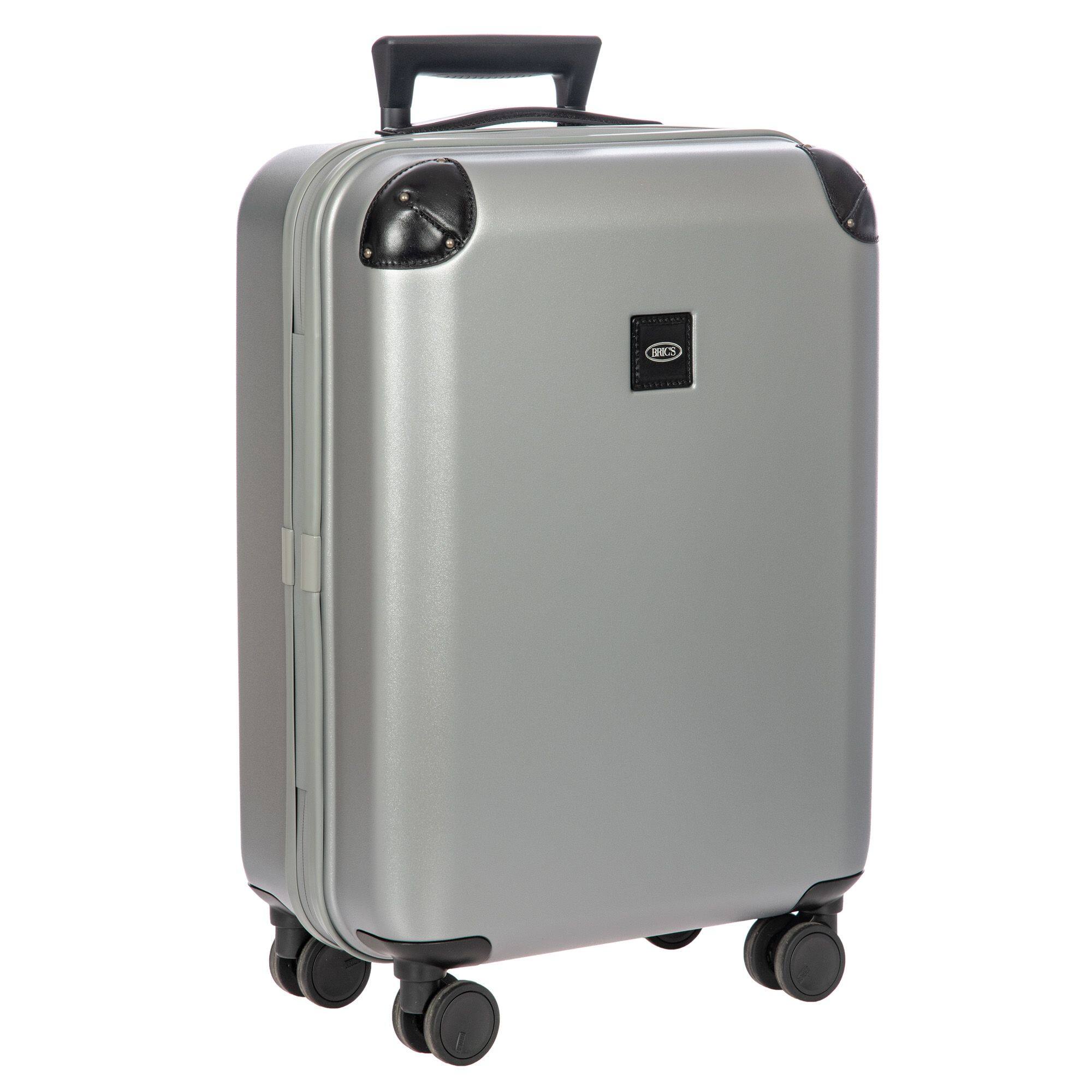 Angle. Bric's - Amalfi Hardside 21" Carry On Spinner Luggage - Silver/Black.