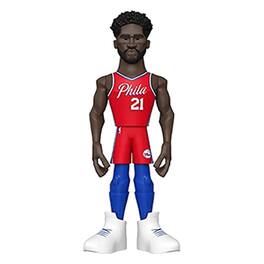 Philadelphia 76ers NBA Funko Gold 5 Inch Vinyl Figure | Joel Embiid - Red/White