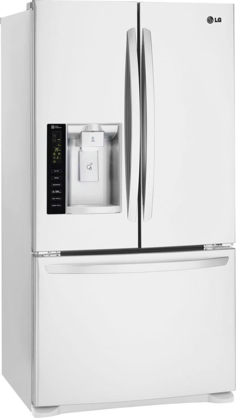 Best Buy LG 24.1 Cu. Ft. French Door Refrigerator with ThrutheDoor Ice and Water LFX25974SW