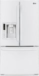 Front. LG - 24.1 Cu. Ft. French Door Refrigerator with Thru-the-Door Ice and Water.