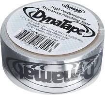Front. Dynamat - Dynatape 30' Solid Aluminum Finishing Tape - Silver.