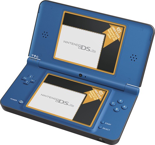 ON  AUCTION!! Midnight Blue Dsi XL Console With 3 Games - video gaming  - by owner - electronics media sale 