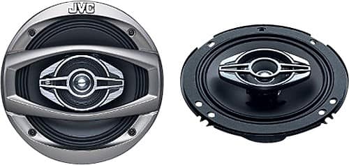 Front Standard. JVC - 6-1/2" 3-Way Car Speakers with Aramid Fiber/Composite Olefin Woofer Cones (Pair).