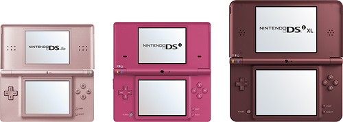 Restored Nintendo DSi XL (Burgundy) Handheld Video Game Console