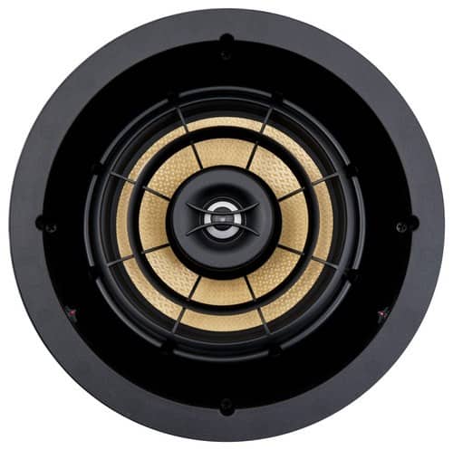 Front. SpeakerCraft - Profile AIM8 Five 8" In-Ceiling Speaker (Each) - Black.