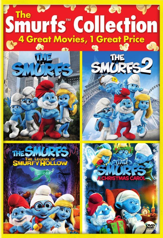  The Smurfs/The Smurfs 2/Smurfs: Legend of Smurfy Hollow/Smurfs' Christmas [2 Discs] [DVD]