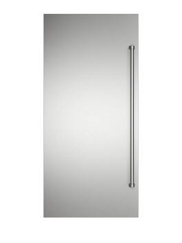 36"W. BTM Door Panel for Viking Veil FDBMIC7360L Left Hinge Ref./Frz. Models - Stainless - Stainless Steel