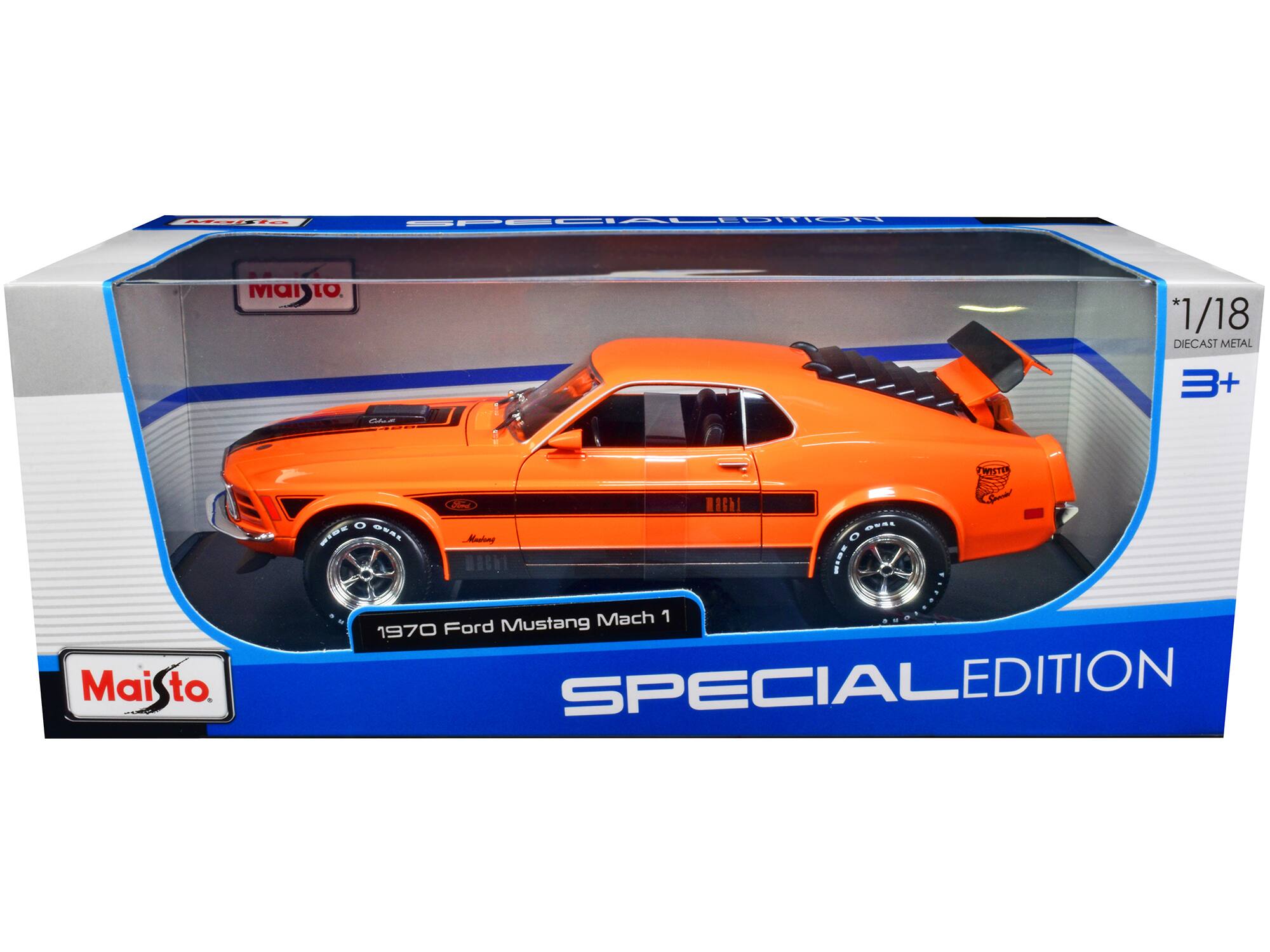 2Ta SPECIAL EIO Manto Mai LO 1/18 DIECAST METAL 3+  
- 7315 Mai to -  
ACNI O ...  
MIDN OUAL adey C -LOS  
1970 Ford Mustang Mach 1 ...  
SPECIALEDITION