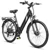 Front. DYU - 26" Electric Bike with 499.2 WH Battery, 19.8MPH - Black.