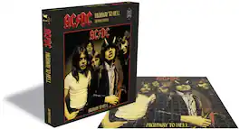 PopMarket - AC/DC - RockSaws - AC/DC Highway To Hell (500 Piece Jigsaw Puzzle) - GAMES (MISC) - Multicolor