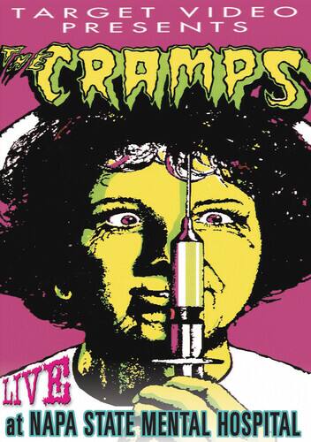 Front. The Cramps - Live at Napa State Mental Hospital   - DVD.