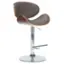 Angle. Simpli Home - Marana Bentwood Adjustable Height Gas Lift Bar Stool - Distressed Brown.
