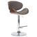 Angle. Simpli Home - Marana Bentwood Adjustable Height Gas Lift Bar Stool - Distressed Brown.