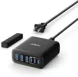 Anker - Desktop Charger - Black