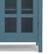 Alt View 4. Simpli Home - Acadian Medium Storage Cabinet - Distressed Coastal Blue.