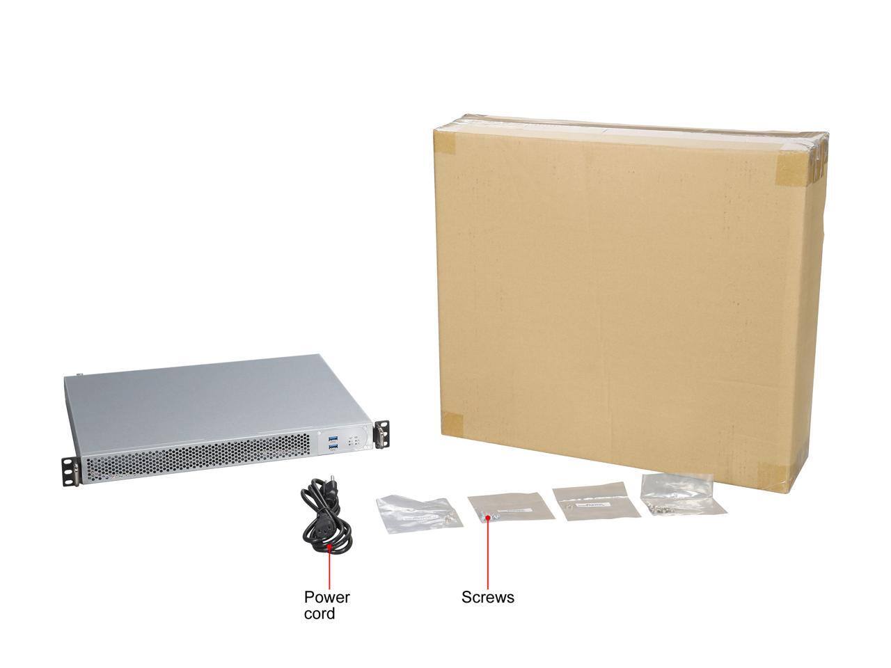 Power cord  
Screws