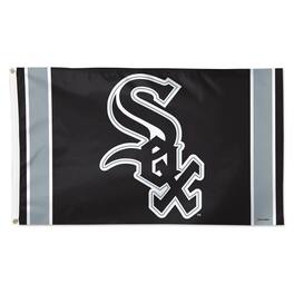 WinCraft - Chicago White Sox 3' x 5' Vertical Stripe Deluxe Single-Sided Flag - Multicolor