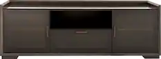 Front. Salamander Designs - Salamander Designs AV Basics Cabinet for Flat-Panel TVs Up to 70" - Walnut.