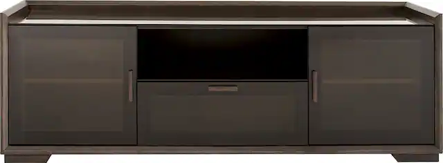 Front. Salamander Designs - Salamander Designs AV Basics Cabinet for Flat-Panel TVs Up to 70" - Walnut.